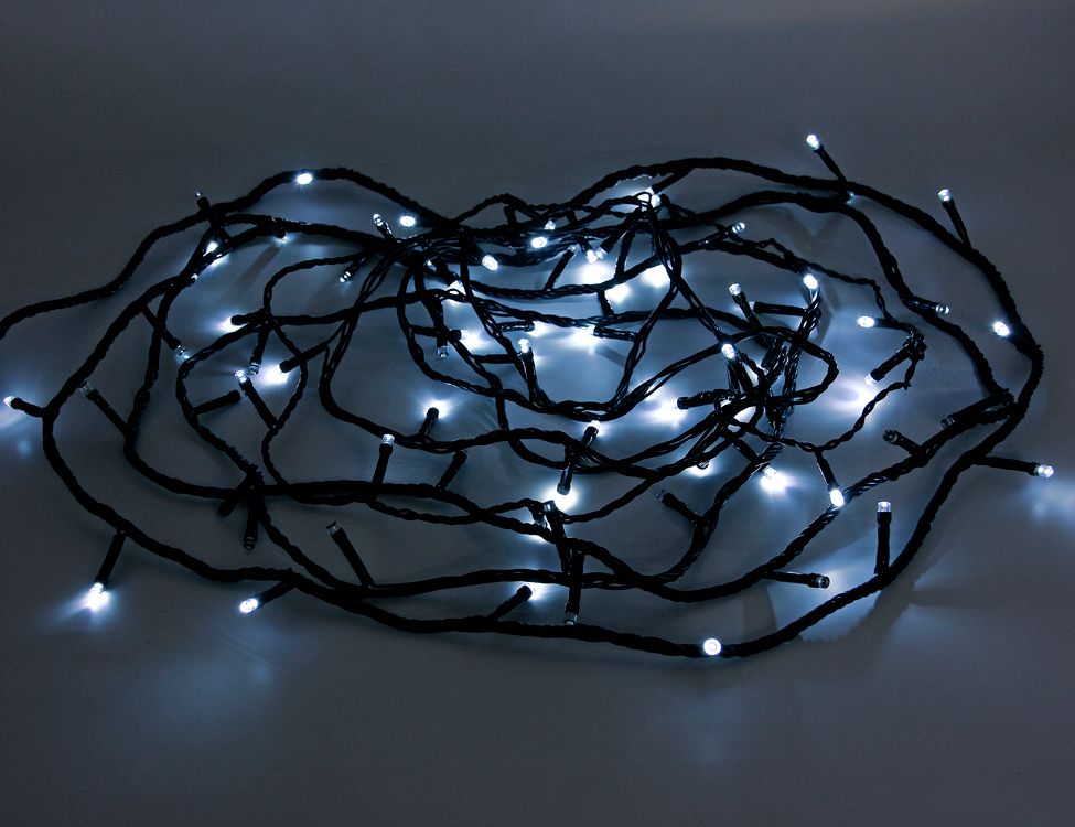 

Световая гирлянда новогодняя МАЯК LED Lighting Стринг лайт 6,5 м белый холодный, Стринг лайт