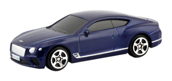 

игрушка машинка металлическая RMZ City 1:64 The Bentley Continental GT 2018 (цвет синий)