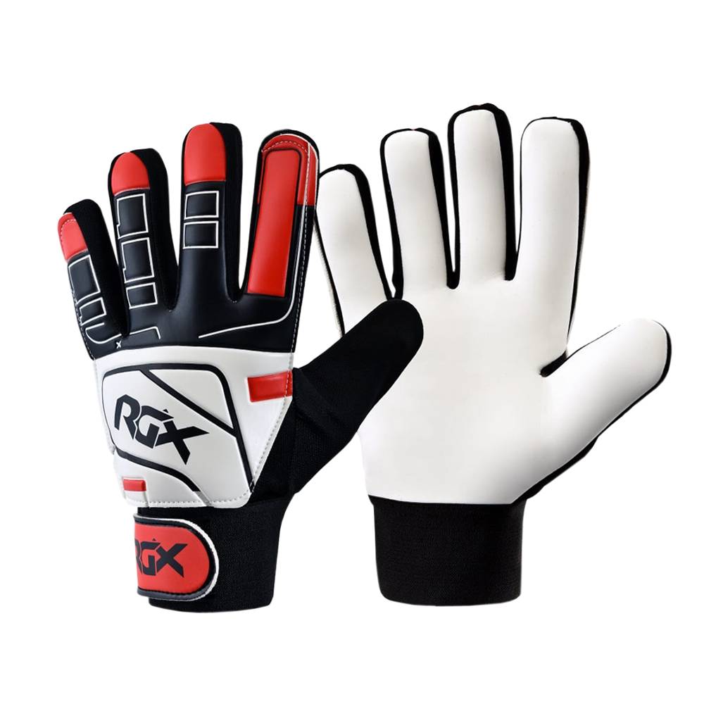 фото Вратарские перчатки rgx gfb04, white/black/red, l