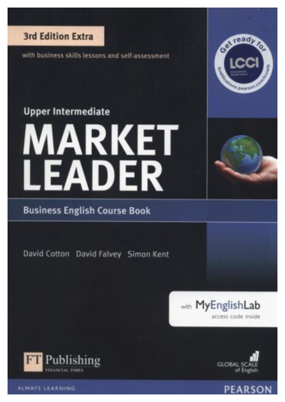 фото Книга pearson "market leader. upper intermediate. coursebook and myenglishlab pin (+ dvd)"