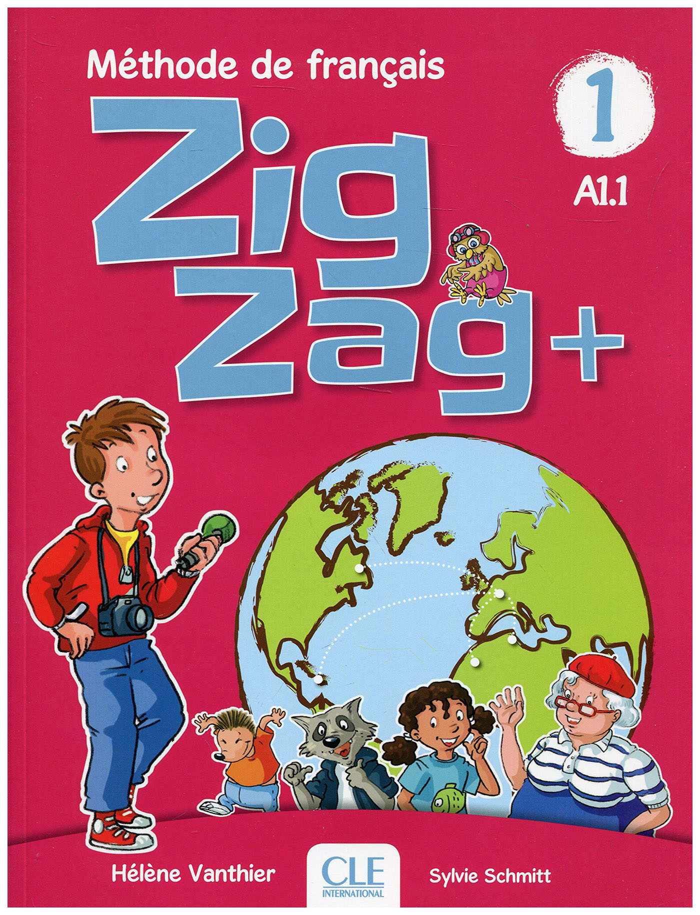 фото Книга cle international "zigzag plus 1: livre + dvd a1.1 (+ dvd)"