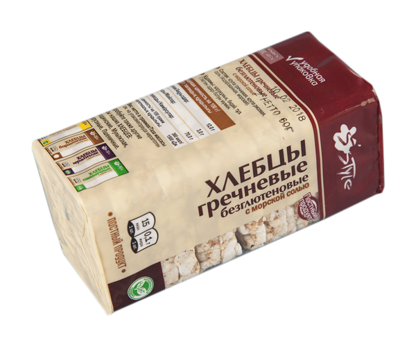 

Хлебцы ВкусВилл гречневые с морской солью 60 г