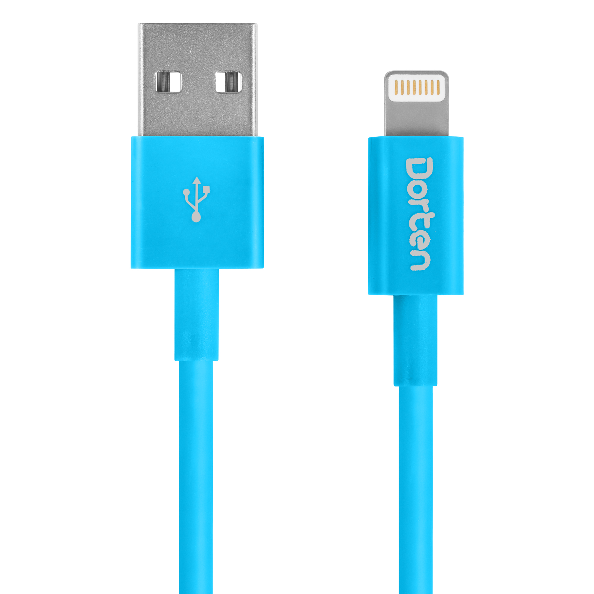 Кабель Dorten Lightning to USB cable 0,3 м Blue