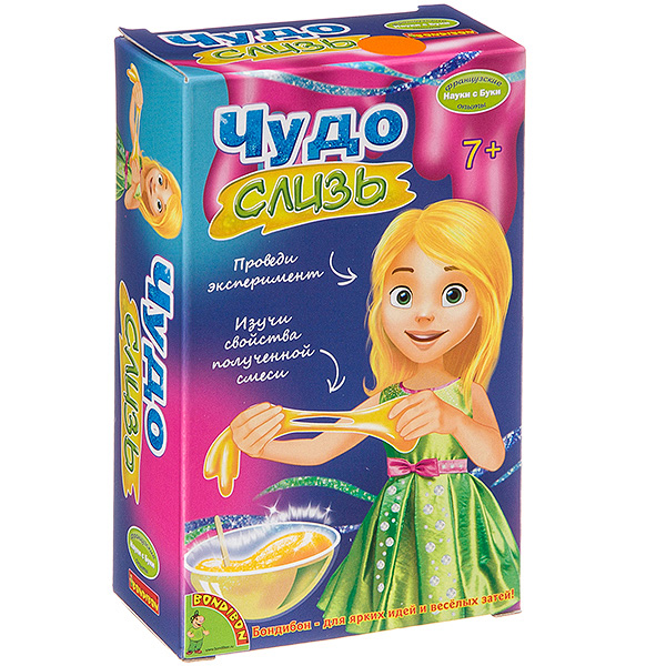 

Французские опыты "Науки с Буки. Чудо слизь", арт. CH2649/DIY-Q2