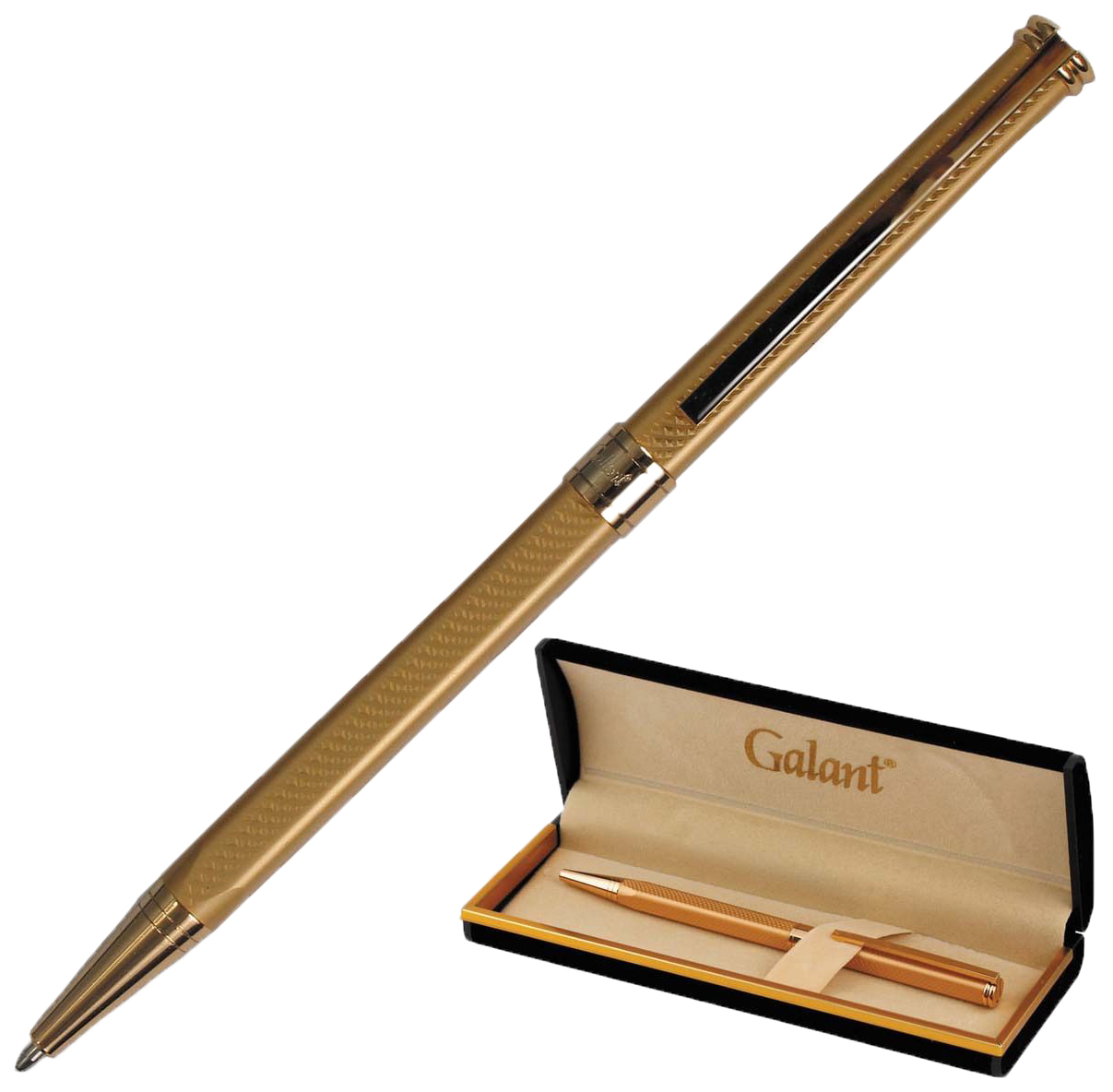 

Подарочная шариковая ручка Galant Stiletto Gold 140527 Золотистый