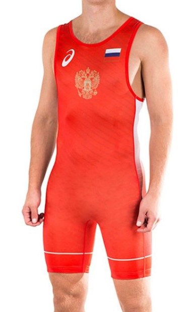 

Трико Asics Russia Wrestling Singlet, red, L INT, Russia Wrestling Singlet