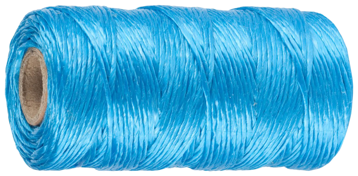 Шпагат Stayer , d=1,5 мм, синий, 60 м, 32 кгс, 0,8 ктекс шпагат зубр многоцелевой полипропиленовый синий d 1 8 мм 60 м 50 кгс 1 2 ктекс