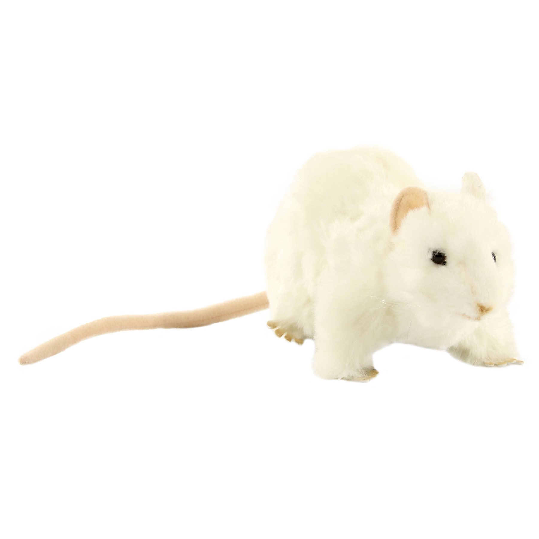 фото Мягкая игрушка hansa creation крыса белая, 19 см