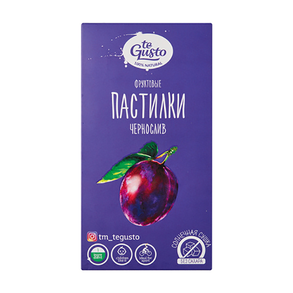

Пастилки Te Gusto из чернослива