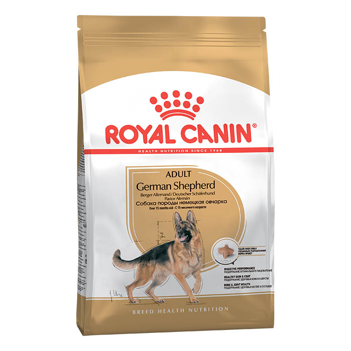 фото Сухой корм для собак royal canin adult german shepherd, немецкая овчарка, 11кг