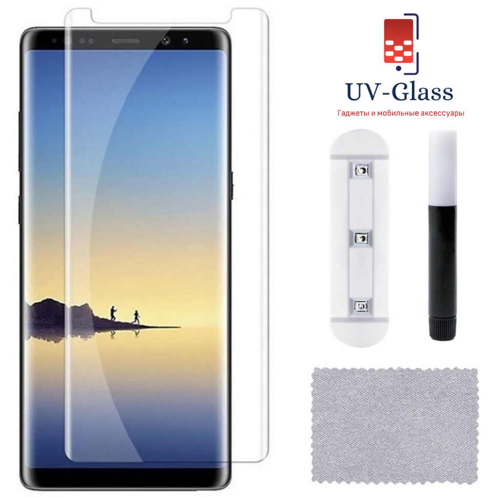 фото Защитное стекло uv-glass для samsung galaxy note 9