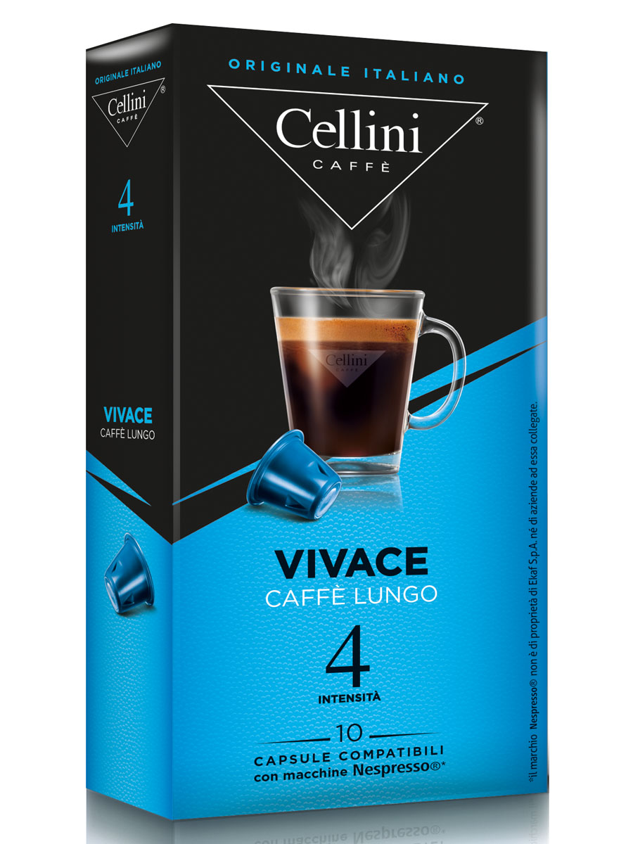 фото Кофе в капсулах cellini vivace для кофемашин nespresso 10 шт