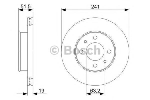 фото Тормозной диск bosch 0986479377