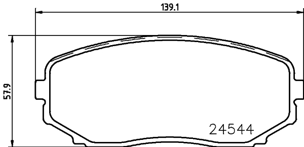 

Комплект тормозных колодок Hella 8DB355013251