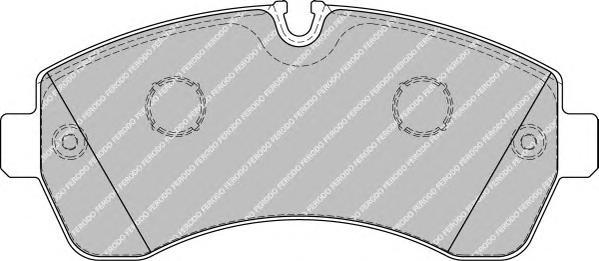 фото Комплект тормозных колодок ferodo fvr1777
