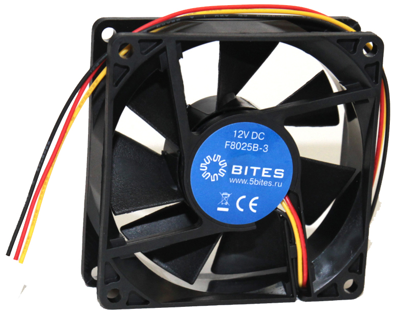 

Корпусной вентилятор 5bites F8025B-3, F8025B-3