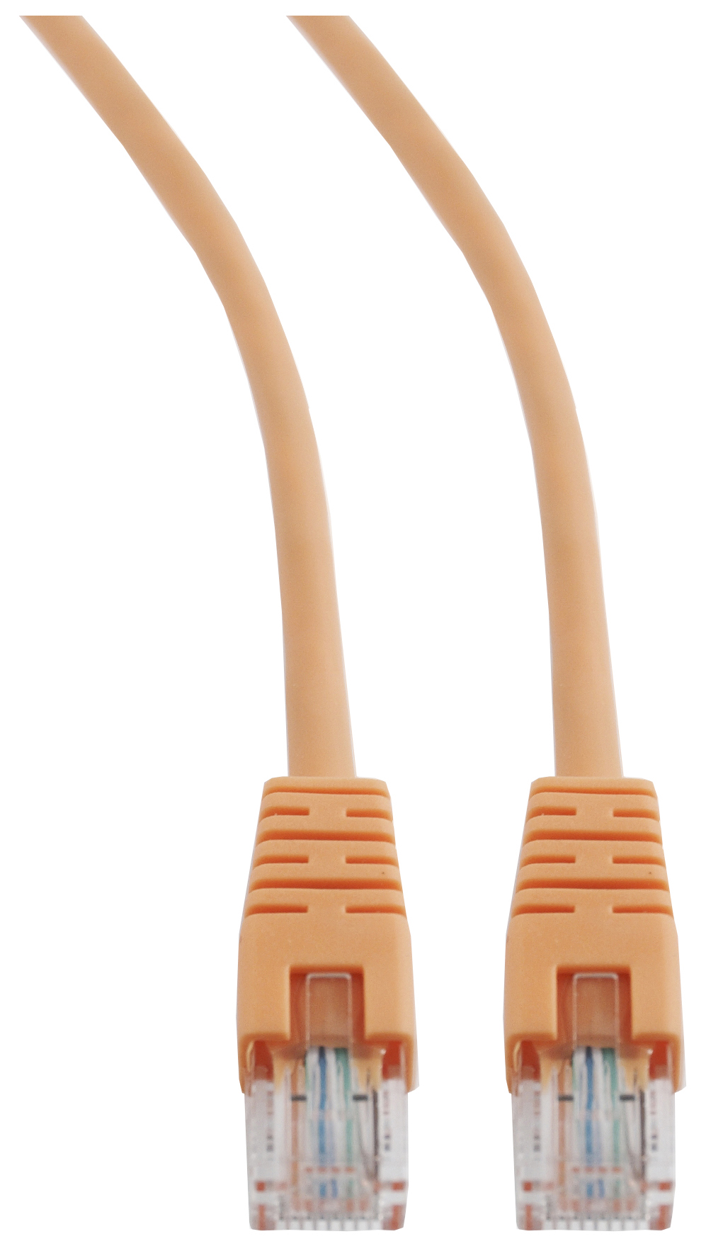 фото Кабель cablexpert rj45-rj45, m-m 0,25м orange (pp12-0.25m/o)