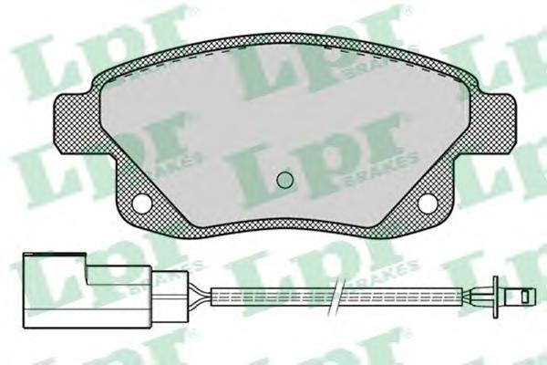 

Комплект тормозных колодок Lpr 05P1261