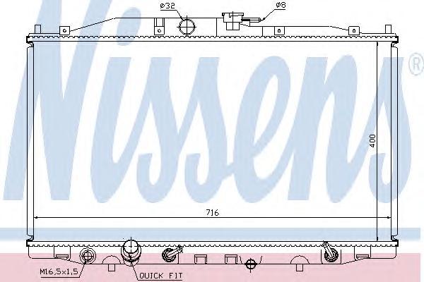 

Радиатор Nissens 68112