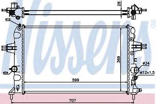

Радиатор Nissens 630704