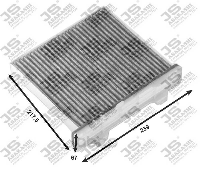 фото Фильтр воздушный салона js asakashi ac3504