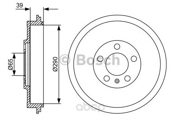 

Барабан тормозной BOSCH 0986477152