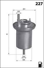 

Фильтр топливный MECAFILTER ELE6063