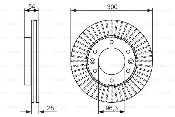 фото Тормозной диск bosch 0986479693