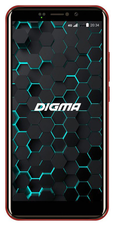 фото Смартфон digma linx pay 4g 16gb red