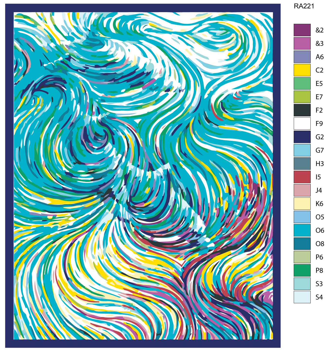 

Картина по номерам, 40 x 50, RA221, RA221