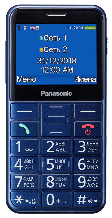 фото Мобильный телефон panasonic kx-tu150 blue