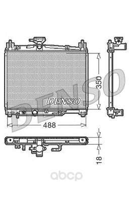 фото Радиатор системы охлаждения акпп toyota yaris 1.0i 16v 99-01 denso drm50002