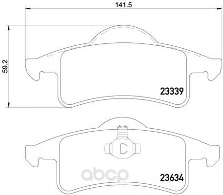 

Тормозные колодки Textar задние дисковые для Jeep Grand Cherokee 2 1999- 2333901