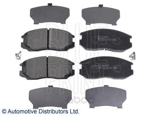 Тормозные колодки Blue Print передние для Mitsubishi Colt, Lancer 88-03 ADG04295