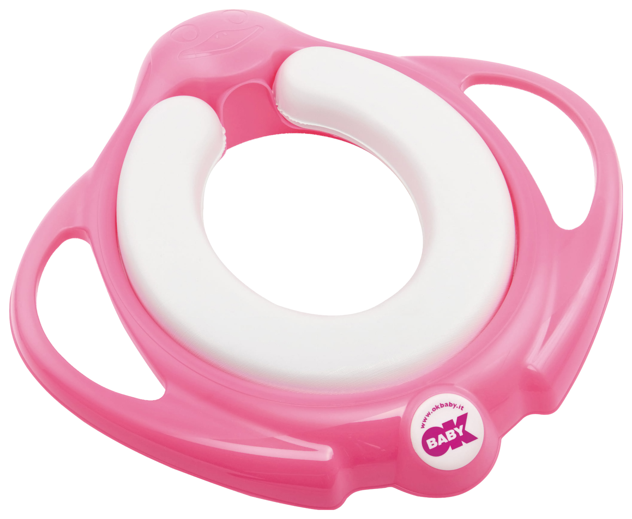 

Сидение на унитаз детское Ok Baby Pinguo Soft розовый