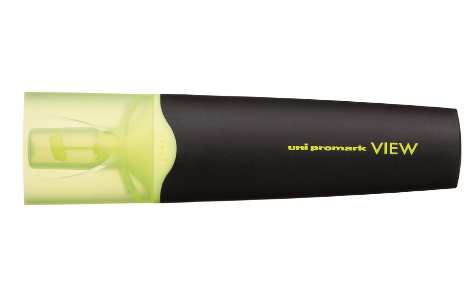   СберМегаМаркет Текстовыделитель Uni Promark View 1-5мм (желтый, 1 штука)