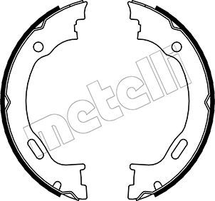 

Тормозные колодки METELLI стояночного тормоза 530242