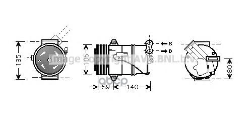 фото Компрессор кондиционера ava quality cooling olak437