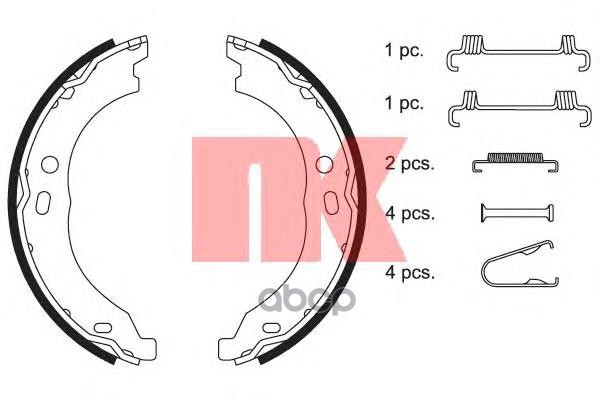 

Тормозные колодки Nk 2719754