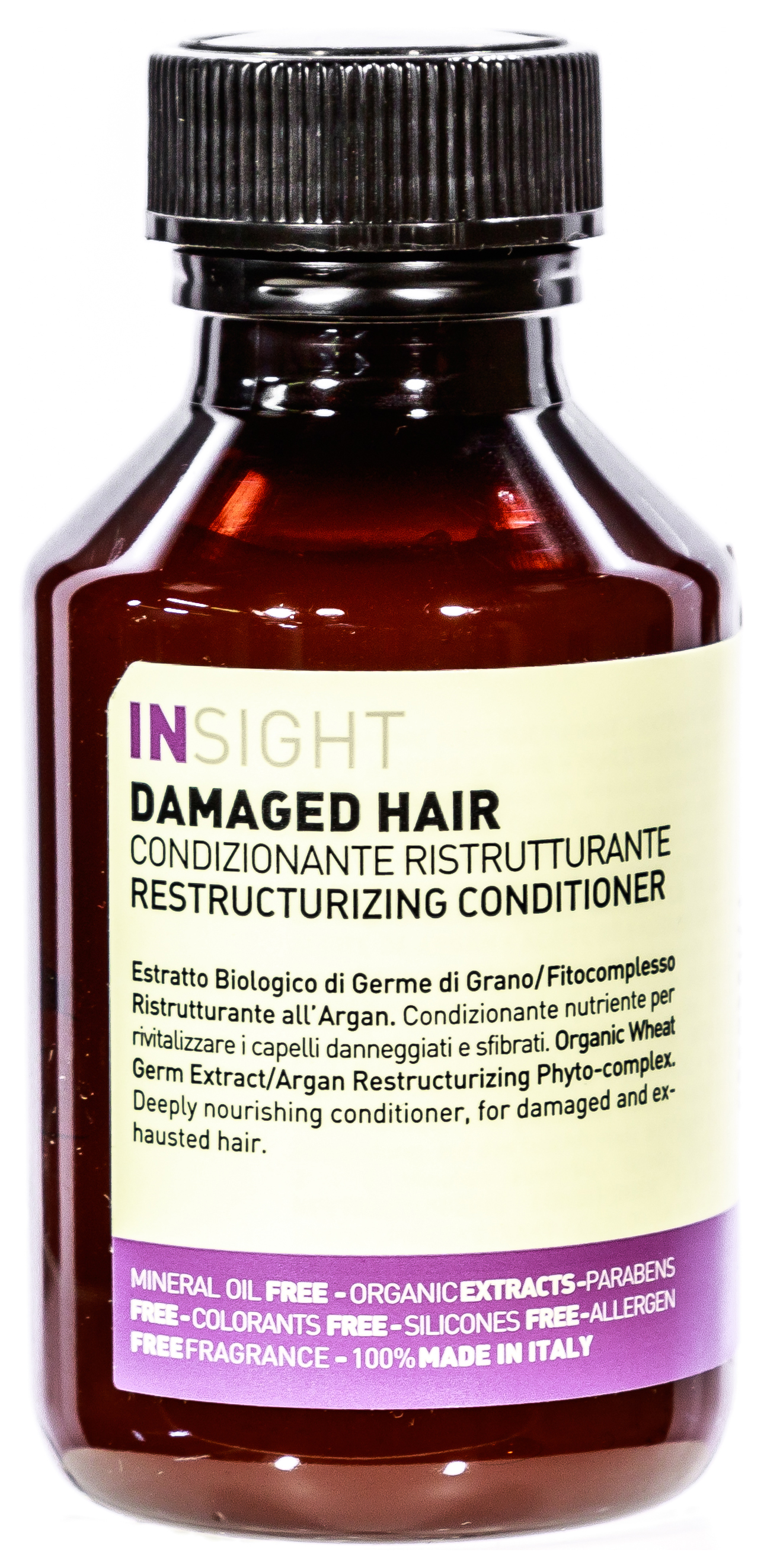 Кондиционер для волос Insight Damaged Hair Restructurizing Condotioner 100 мл insight damaged restructurizing condotioner кондиционер для поврежденных волос 900 мл