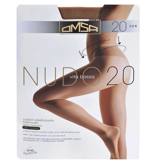 

Колготки женские Omsa NUDO телесные 3 (M), NUDO
