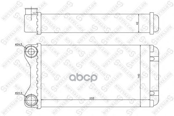 фото Радиатор печки stellox 1035102sx