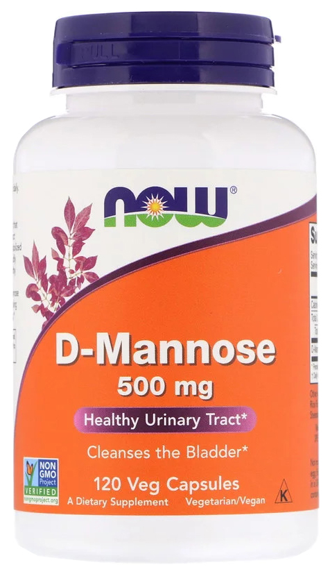 Купить Добавка для здоровья NOW D-Mannose 120 капс. натуральный