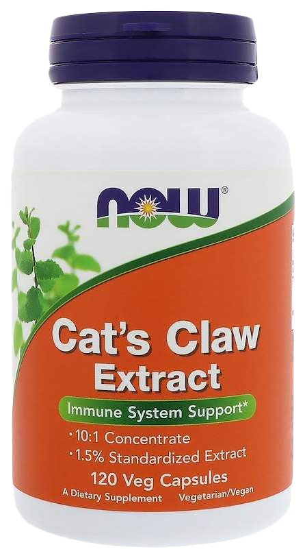 Купить Добавка для иммунитета NOW Cat's Claw Extract 120 капс.