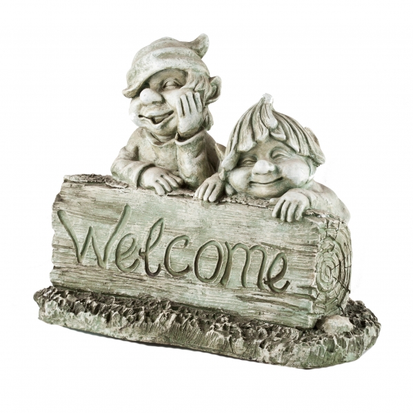 

Фигура садовая WELCOME 35х19х29см