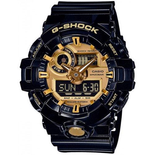 фото Спортивные наручные часы casio g-shock ga-710gb-1a