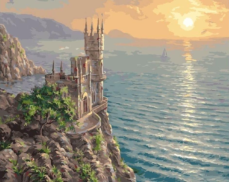 

Картина по номерам Paintboy Ласточкино гнездо, 40x50 см, Ласточкино гнездо