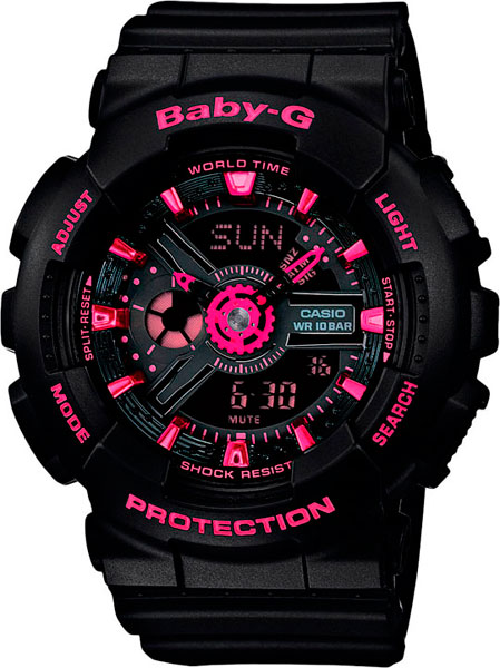 фото Наручные часы кварцевые женские casio baby-g ba-111-1a