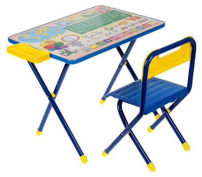 фото Комплект детской мебели дэми №1 глобус синий