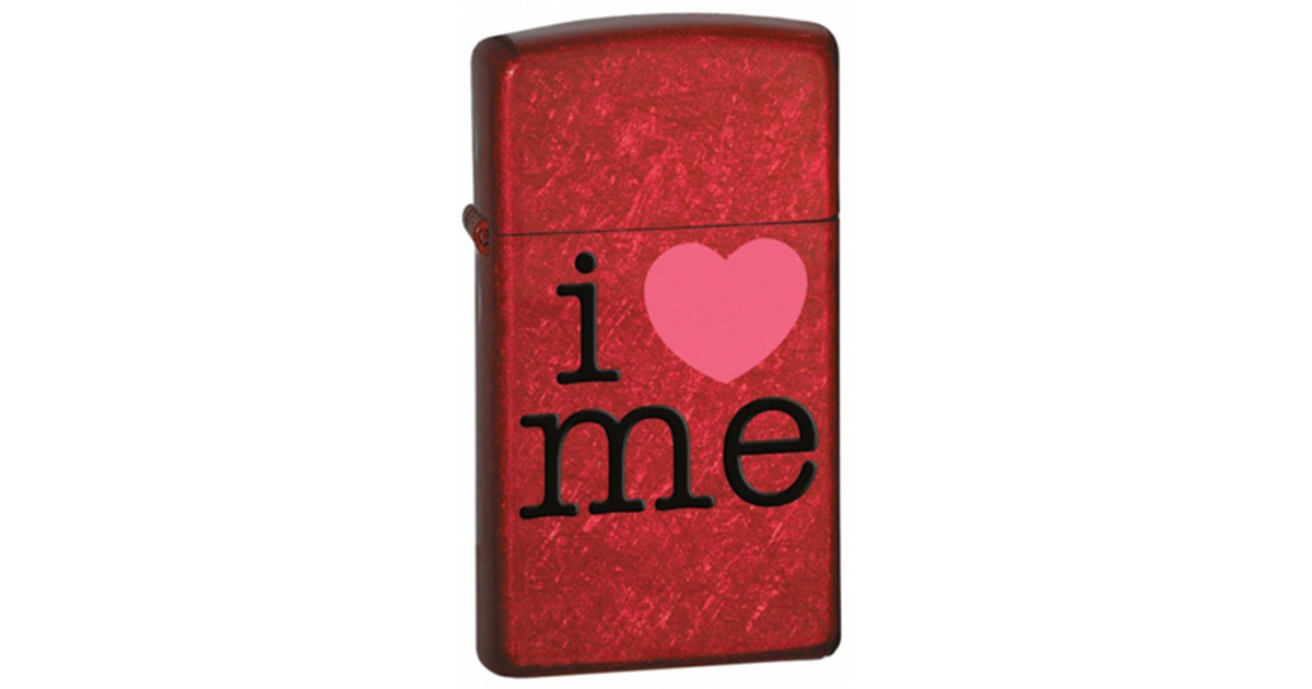 

Бензиновая зажигалка Zippo Slim I Love Me Candy Apple Red, Красный, Slim I Love Me